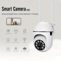 2.4G WIFI IP Camera Audio CCTV Surveillance Camera Outdoor 4X Digital Zoom Night Vision Wireless PTZ Camera Waterproof Security