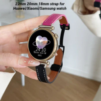 Leather Strap For Huawei Watch GT4 GT3 GT2 pro Sport Watchband for Huawei watch 4 pro 22mm 20mm 18mm Bracelet Smartwatch Belt