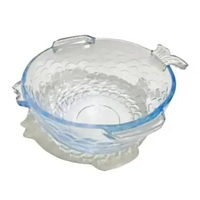 Mangkok Saji / Wadah saji kaca Set motif cantik volume 500ml