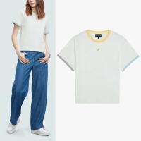 【agnes b.】sport b. 女裝 Dino果凍恐龍短袖 T 恤(白色)