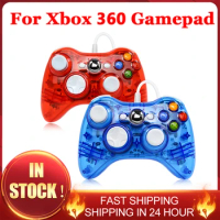 For Xbox 360 USB Wired Game Controller Double Shock Game Joystick Gamepad High Sensitivity Button Joystick For XBOX 360 / PC