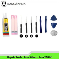 RakkiPanda - Obeng & Opening Tools Set / Lem Stiker / Lem T7000