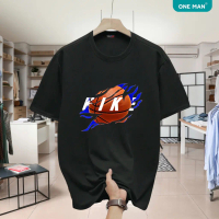 Áo thun cổ tròn cotton nhập khẩu nam nữ ONE MAN mềm mại thoải mái phong cách cá tính năng động unise
