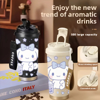 Sweet Bunny Dreams Stainless Steel 316 Tumbler Kawai Aaestethic Anti Tumpah cocok untuk kopi panas m