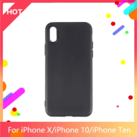 X Case Matte Soft Silicone TPU Back Cover For iPhone 10 iPhone Ten Phone Case Slim shockproof