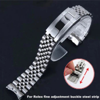 Watch Bracelet for Rolex Sub GMT Yacht Daytona Watch Strap 20mm 21mm Luxury Bracelet Mod Parts Replacement Men's Watchbands