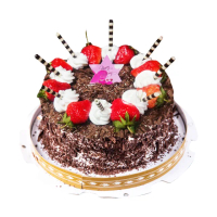 【樂活e棧】父親節蛋糕-黑森林狂想曲蛋糕8吋1顆(蛋糕 手作 水果)