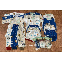 FLUFFY Paket We Bare Bears Series size Newborn 0-3 Bulan / Paket Baju Bayi Baby (PAKAI POUCH) / We P