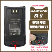 BAOFENG Walkie Talkie UV-98 Pro Battery UV9R PLUS Li-ion Battery With Screws Support TYPE-C Charging 9R PLUS 9RPRO Extra Battery