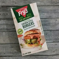 Frys Plant Based Chicken Style Burgers With A Crispy Golden Crumb Vegetarian Impossible Beyond Singa