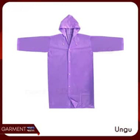 Jas Hujan Korean Style Raincoat Eva Transparant Unisex Mantel Dewasa Portable Warna Warni Ringan Dip