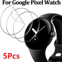 5Pcs Hydrogel Film for Google Pixel Watch 2 Lte Screen Protector Smart Watch Protective Film for Google Pixel Watch 2 Soft Film