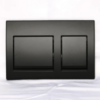 Toilet Push-Plates For Geberit ALPHA 15 Chrome Dual Flush Plate Plastic Black Dual Flush Plate Bathroom Parts Home-Improvement