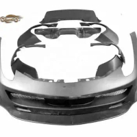 BETTER High Quality Car Wide body kit For Fer rari 458 Italia And Spider update to LB Style Front bumper wheel eyebrow diffuser