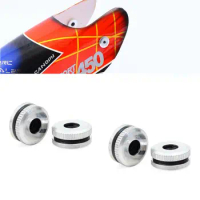 4Pcs Metal Canopy Mounting Nuts for Trex RC 450 500 Helicopter