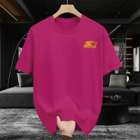 Thời trang Mens ăn mặc Pentagram mẫu ngắn tay áo T-shirt Vintage in vòng cổ bông đầu