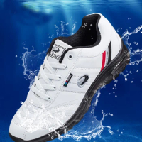 New Cushion Golf Shoes for Man Waterproof eather Sport Shoes Athletics Golf Shoes Comfort Grand Walking Sneakers Men's Golf Shoe