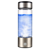 Hydrogen Generator Cup Water Filter 430ML Alkaline Maker Hydrogen-Rich Water Portable Bottle Lonizer Pure H2 Electrolysis