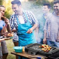 Electric BBQ Grill New Electric Barbecue Stove Non Stick Electric BBQ Grill Smkeless Barbecue Machine Household Electric Grill