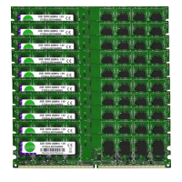 Brand new 20GB 10pcs x 2GB Memoria Ram 667Mhz PC2 5300 Memory Desktop ddr2 2GB 800mhz PC2 6400 240PIN 1.8V NON ECC DIMM RAM