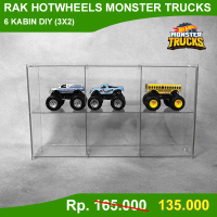 RAK DIECAST Hotwheels Monster Jam 6 Kabin DIY