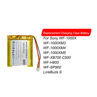 Replacement Charging Case Battery for Sony WF-1000X WF-1000XM3 WF-1000XM4 WF-1000XM5 WF-XB700 C500 WF-H800 WF-SP900,LinkBuds S
