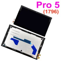 100%Test Lcd For Microsoft Surface PRO5 1796 LCD Display Touch Digitizer Full Assembly LP123WQ1 For Microsoft Surface Pro5 Lcd