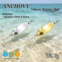 Umpan Pancing Micro Spoon ANCHOVY 7 Gram Full Set Stainless