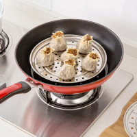 Stainless Steel Steamer cooker plate Shelf Cookware Dumpling bread Rack Durable Pot Steaming Tray Stand Kitchen Accessories