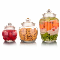 【食品級】加厚泡菜壇子玻璃小大號腌菜玻璃瓶密封罐子儲物罐家用