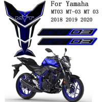 Protector Fairing Accessories MT03 MT-03 MT 03 Tank Pad Motorcycle Stickers For Yamaha Decals Fuel Gas Knee 2017 2018 2019 2020