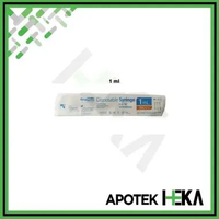 Disposable Syringe 1 3 5 10 ml cc Spuit Box isi 100 - Onemed Suntikan 1 cc