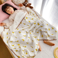 夏天嬰兒蓋毯寶寶小毯子四層紗布小薄毯兒童蓋被薄款夏季小棉被子