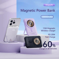 10000mAh Portable Powerbank Type C Fast Charger Wireless Power Bank Magnetic For iPhone 14 13 12 Xiaomi Samsung Macsafe Series