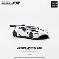 Xcartoys&amp;POPRACE 1/64 Aston Martin Vantage GT3 Simulation Alloy car model Gift Collection