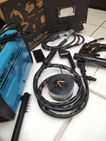 Andeli Mesin Las 3in1 MIG TIG MMA Tanpa Gas Anti Karat Model MIG-140 Plus dengan Kabel dan Aksesori 