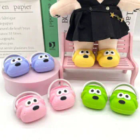 Multicolor Doll Shoes Animal Cartoon Doll Slippers Soft Rubber for Labubu Time To Chill Filled for Labubu Ragdoll 14inch/20cm