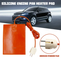 Car Engine Oil Pan Sump Tank Heater Pad 300W Waterproof Silicone Heating Pad Oil Tank Wear Protect With US/EU Plug 110V/220V