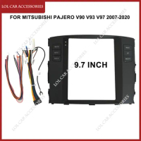 9.7 Inch For Mitsubishi Pajero V90 V93 V97 2007-2020 Car Radio Stereo GPS MP5 Android Player 2 Din Head Unit Fascia Panel Frame