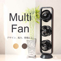 日本 moku. MLF-3102 三連  空氣循環 大廈扇 自動擺頭 4段風量 靜音 木紋  日本代購