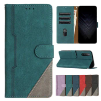 2024 Skin Feel PU Leather Wallet Case for SONY Xperia 1V 10V 1 IV 5 IV 10 IV Card Slots Flip Cover