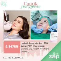 Nucleofil Strong Injection + DNA Salmon PDRN (2 cc) Injection + Diamond Oxy Facial + Juva by ZAP Juv