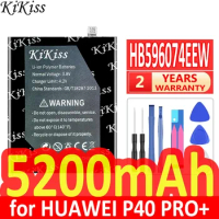 5200mAh KiKiss Powerful Battery HB596074EEW for HUAWEI P40 PRO+ P40PRO Mobile Phone Batteries