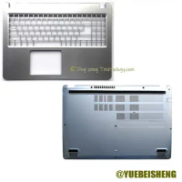 New For Acer Aspire 5 A515-52 A515-52G-57SF 52K A515-43 A515-43G palmrest keyboard bezel upper cover +bottom case cover,Silver