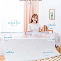Home Use Latex Mattress Vacuum Bag Foldable Packing Storage Compression Bag for Memory Foam Ventilated Mattress Toppers and Pad