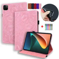 For Samsung Tab S9 S8 S7 Plus Case Flower Butterfly Embossed For Galaxy Tab S8 S9 Cover For Samsung Galaxy S9 Tablet Case + Pen