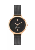Nine West Nine West Analogue 34mm Watch - Gold / Black (NW-2147BKRT)