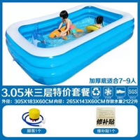 超大號成人充氣游泳池兒童家用嬰兒寶寶海洋球池戶外大型加厚圍欄