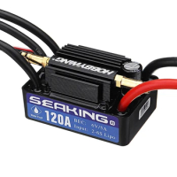 2020 New Hobbywing 2-6S Waterproof Seaking 120A V3 Electronic Speed Controller ESC Built-in BEC for RC Boats
