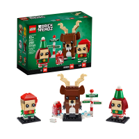 【LEGO 樂高】積木 耶誕系列 聖誕麋鹿 BrickHead 40353(代理版)